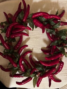 Ristra  wreath-unusual